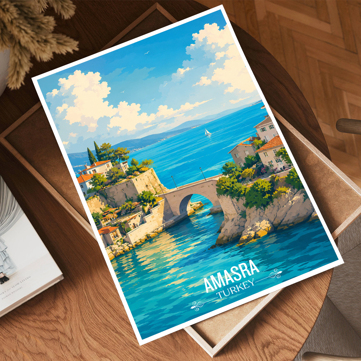 Amasra - Turkey - Travel Art Wall Deco Poster Print - Art Print - Travel Art Poster