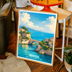 Amasra - Turkey - Travel Art Wall Deco Poster Print - Art Print - Travel Art Poster