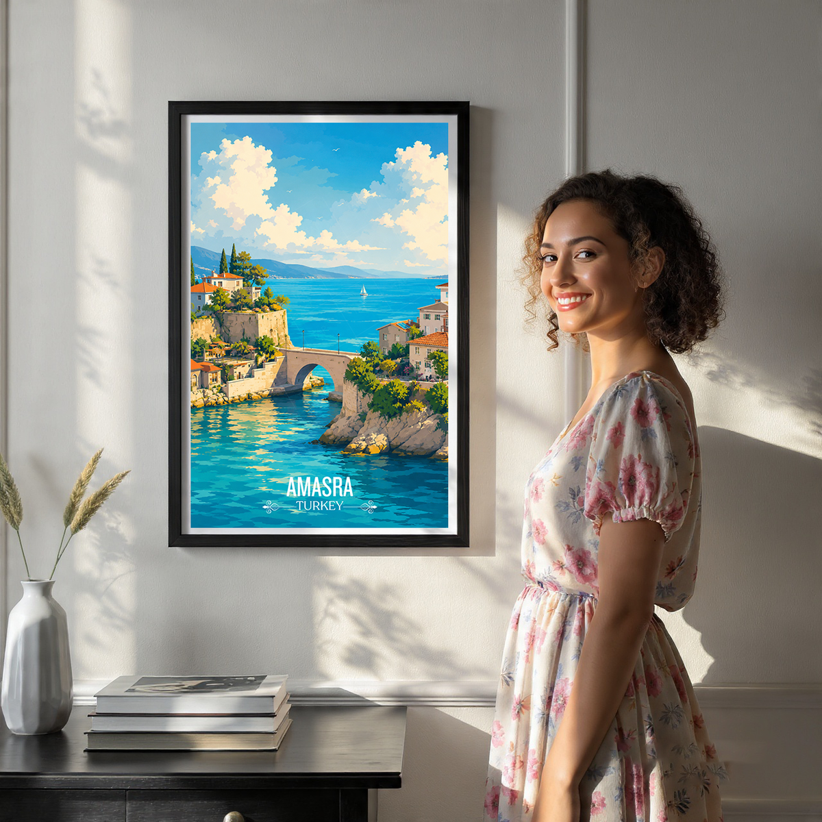 Amasra - Turkey - Travel Art Wall Deco Poster Print - Art Print - Travel Art Poster