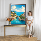 Amasra - Turkey - Travel Art Wall Deco Poster Print - Art Print - Travel Art Poster
