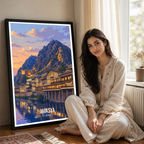 Amasya - Turkey - Travel Art Wall Deco Poster Print - Art Print - Travel Art Poster
