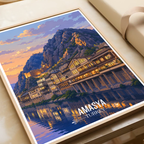 Amasya - Turkey - Travel Art Wall Deco Poster Print - Art Print - Travel Art Poster