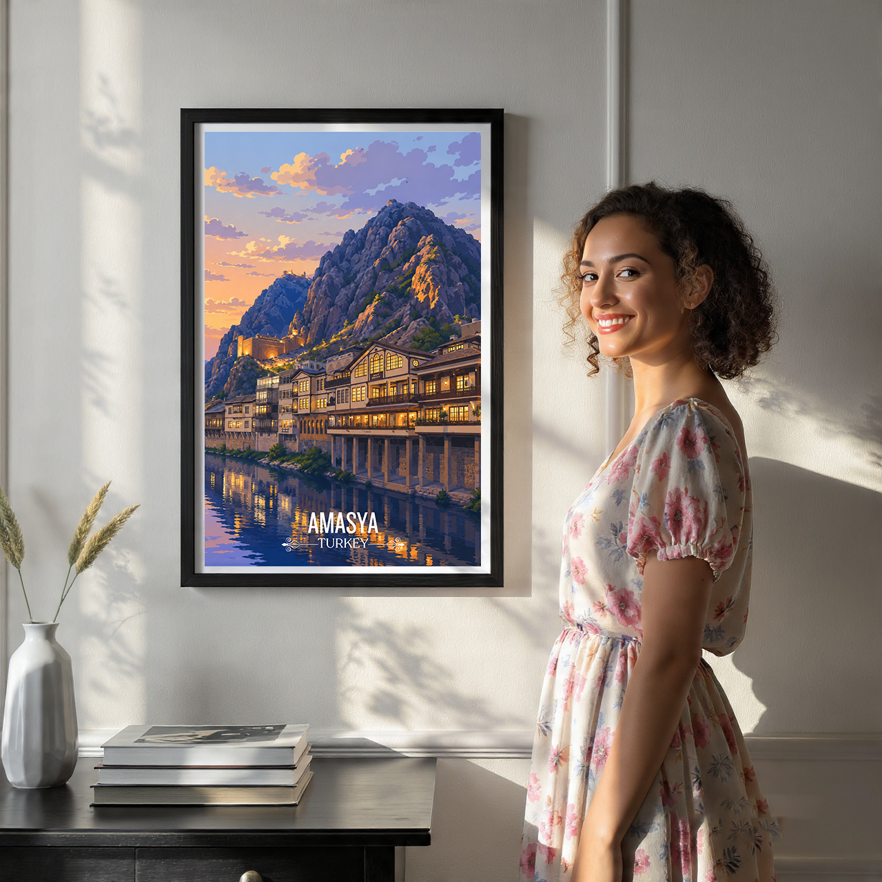 Amasya - Turkey - Travel Art Wall Deco Poster Print - Art Print - Travel Art Poster