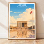 Anitkabir - Turkey - Travel Art Wall Deco Poster Print - Art Print - Travel Art Poster
