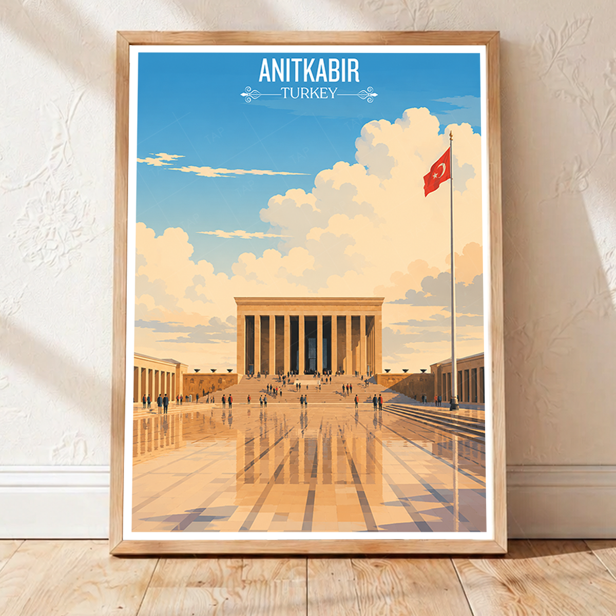 Anitkabir - Turkey - Travel Art Wall Deco Poster Print - Art Print - Travel Art Poster