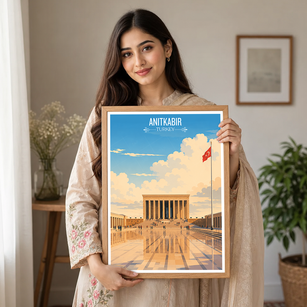 Anitkabir - Turkey - Travel Art Wall Deco Poster Print - Art Print - Travel Art Poster
