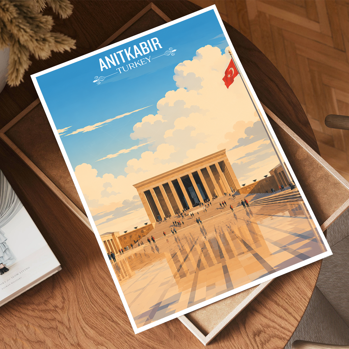Anitkabir - Turkey - Travel Art Wall Deco Poster Print - Art Print - Travel Art Poster