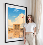 Anitkabir - Turkey - Travel Art Wall Deco Poster Print - Art Print - Travel Art Poster