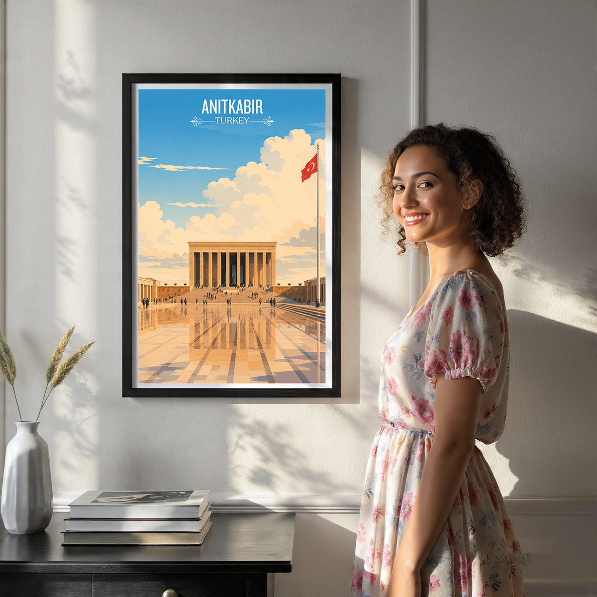 Anitkabir - Turkey - Travel Art Wall Deco Poster Print - Art Print - Travel Art Poster