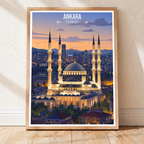 Ankara - Turkey - Travel Art Wall Deco Poster Print - Art Print - Travel Art Poster
