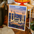 Ankara - Turkey - Travel Art Wall Deco Poster Print - Art Print - Travel Art Poster