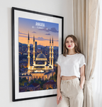 Ankara - Turkey - Travel Art Wall Deco Poster Print - Art Print - Travel Art Poster