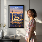 Ankara - Turkey - Travel Art Wall Deco Poster Print - Art Print - Travel Art Poster