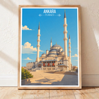 Angora - Turkey - Travel Art Wall Deco Poster Print - Art Print - Travel Art Poster