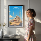 Angora - Turkey - Travel Art Wall Deco Poster Print - Art Print - Travel Art Poster