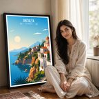 Antalya - Turkey - Travel Art Wall Deco Poster Print - Art Print - Travel Art Poster