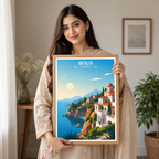 Antalya - Turkey - Travel Art Wall Deco Poster Print - Art Print - Travel Art Poster