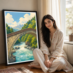 Artvin - Turkey - Travel Art Wall Deco Poster Print - Art Print - Travel Art Poster