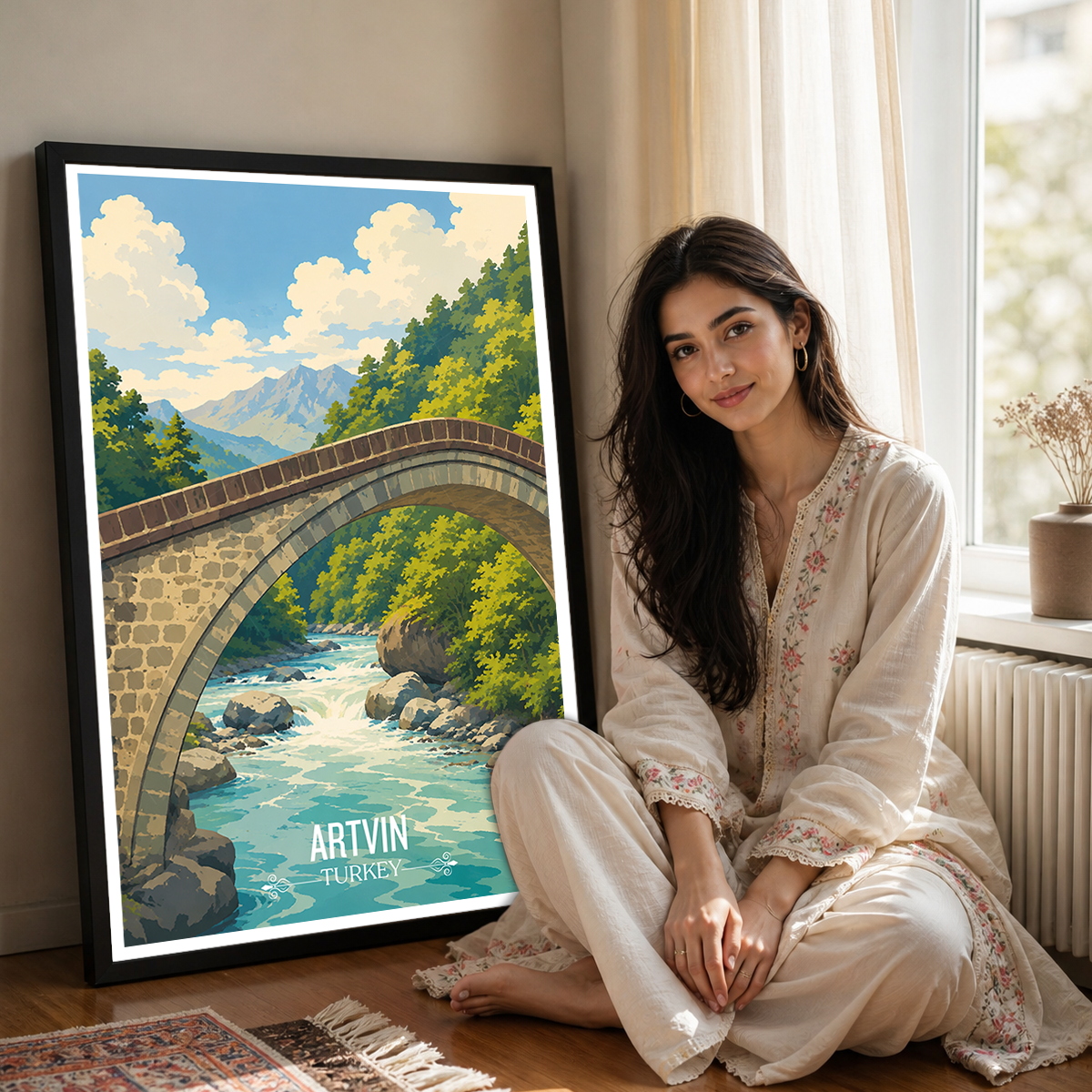 Artvin - Turkey - Travel Art Wall Deco Poster Print - Art Print - Travel Art Poster