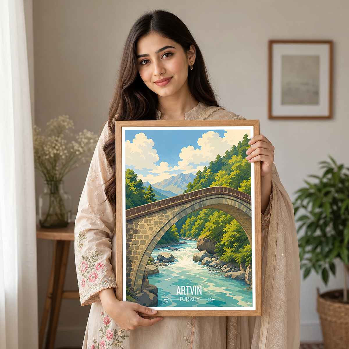 Artvin - Turkey - Travel Art Wall Deco Poster Print - Art Print - Travel Art Poster