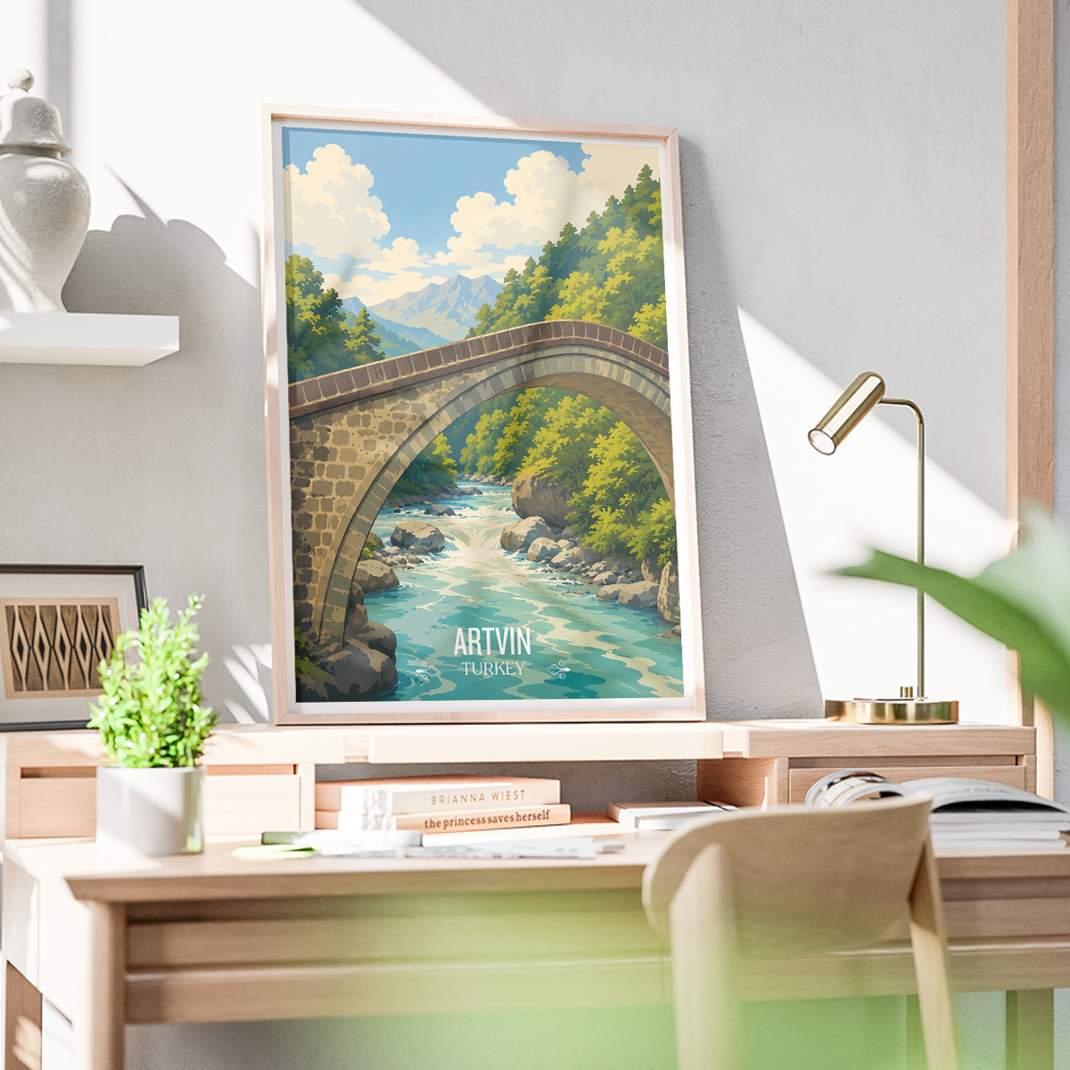Artvin - Turkey - Travel Art Wall Deco Poster Print - Art Print - Travel Art Poster