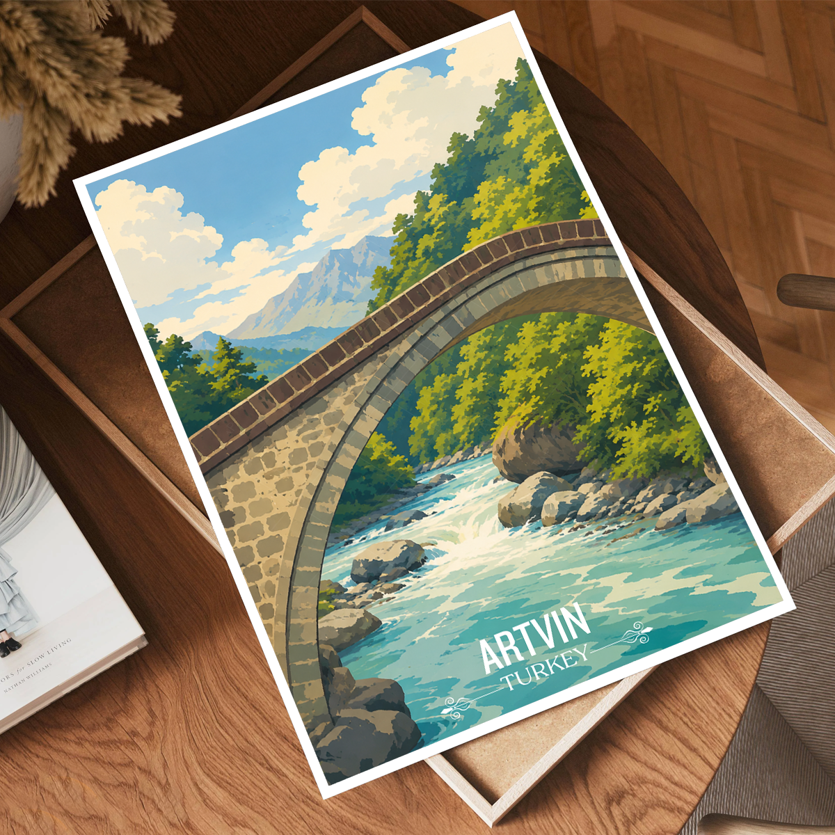 Artvin - Turkey - Travel Art Wall Deco Poster Print - Art Print - Travel Art Poster