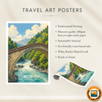 Artvin - Turkey - Travel Art Wall Deco Poster Print - Art Print - Travel Art Poster