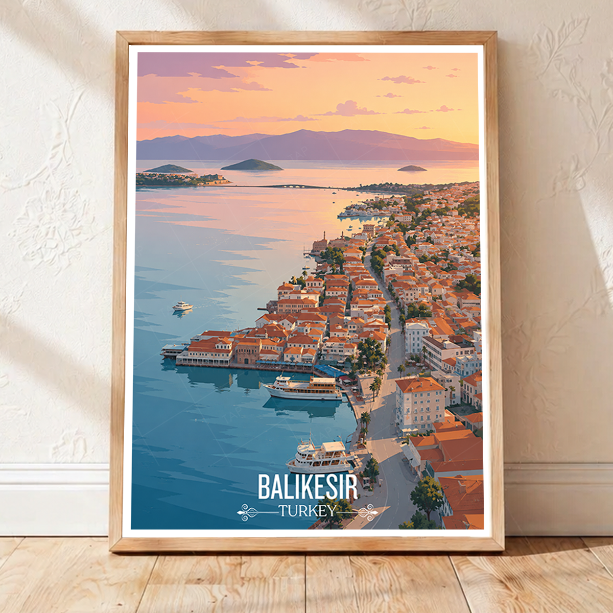 Balikesir - Turkey - Travel Art Wall Deco Poster Print - Art Print - Travel Art Poster