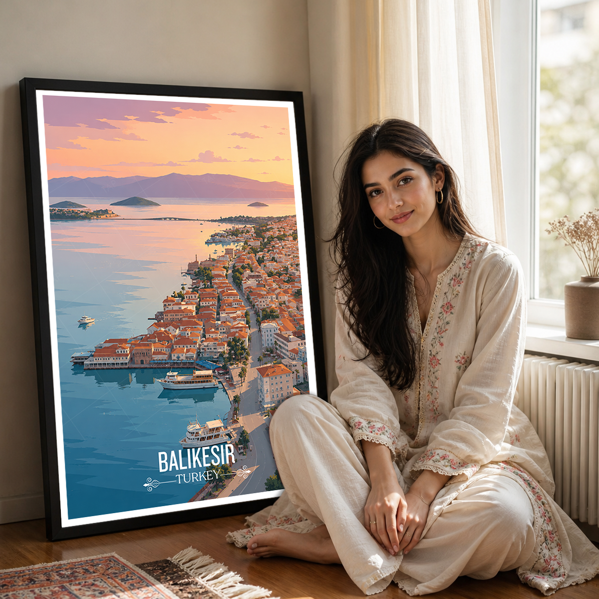 Balikesir - Turkey - Travel Art Wall Deco Poster Print - Art Print - Travel Art Poster
