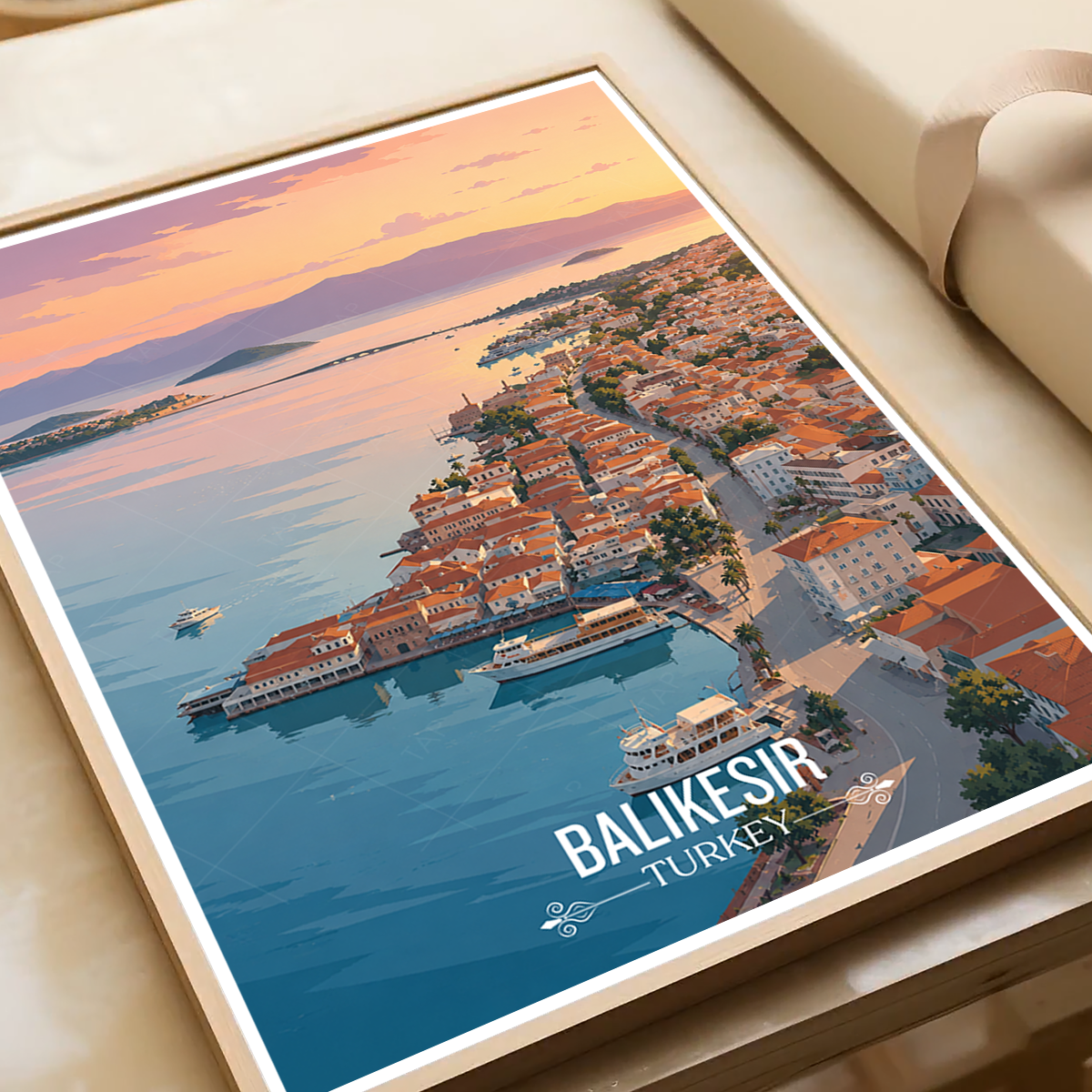 Balikesir - Turkey - Travel Art Wall Deco Poster Print - Art Print - Travel Art Poster