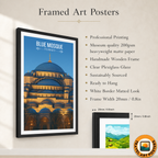 Blue Mosque - Turkey - Travel Art Wall Deco Poster Print - Art Print - Travel Art Poster