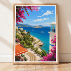 Bodrum - Turkey - Vintage Travel Wall Art Poster Print - Art Print - Travel Art Poster
