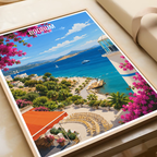 Bodrum - Turkey - Vintage Travel Wall Art Poster Print - Art Print - Travel Art Poster