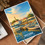Bozcaada - Turkey - Vintage Travel Wall Art Poster Print - Art Print - Travel Art Poster