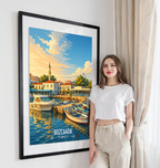 Bozcaada - Turkey - Vintage Travel Wall Art Poster Print - Art Print - Travel Art Poster