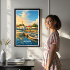 Bozcaada - Turkey - Vintage Travel Wall Art Poster Print - Art Print - Travel Art Poster