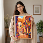 Büyük Çarşı - Turkey - Vintage Travel Wall Art Poster Print - Art Print - Travel Art Poster