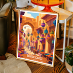 Büyük Çarşı - Turkey - Vintage Travel Wall Art Poster Print - Art Print - Travel Art Poster