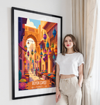 Büyük Çarşı - Turkey - Vintage Travel Wall Art Poster Print - Art Print - Travel Art Poster