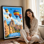 Cappadocia Katpatuka - Turkey - Vintage Travel Wall Art Poster Print - Art Print - Travel Art Poster