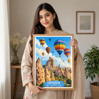 Cappadocia Katpatuka - Turkey - Vintage Travel Wall Art Poster Print - Art Print - Travel Art Poster