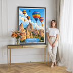 Cappadocia Katpatuka - Turkey - Vintage Travel Wall Art Poster Print - Art Print - Travel Art Poster
