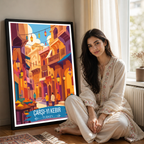 Çarşı-yı Kebir - Turkey - Vintage Travel Wall Art Poster Print