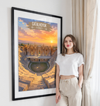 Catalhoyuk - Turkey - Vintage Travel Wall Art Poster Print - Art Print - Travel Art Poster