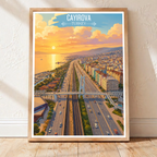 Cayirova - Turkey - Vintage Travel Wall Art Poster Print - Art Print - Travel Art Poster
