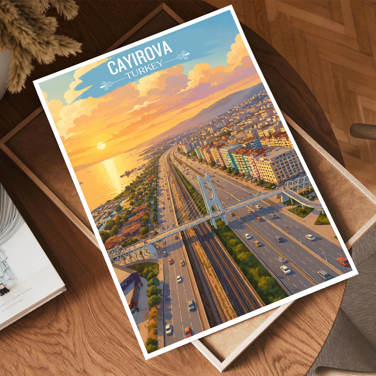 Cayirova - Turkey - Vintage Travel Wall Art Poster Print - Art Print - Travel Art Poster
