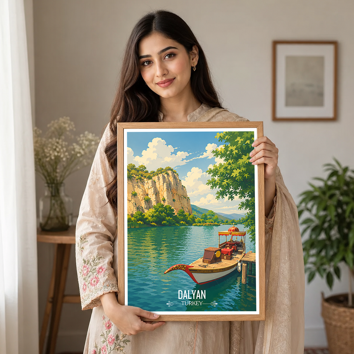 Dalyan - Turkey - Vintage Travel Wall Art Poster Print - Art Print - Travel Art Poster