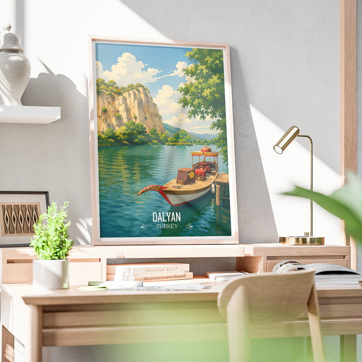 Dalyan - Turkey - Vintage Travel Wall Art Poster Print - Art Print - Travel Art Poster