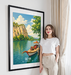 Dalyan - Turkey - Vintage Travel Wall Art Poster Print - Art Print - Travel Art Poster