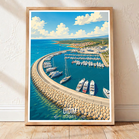 Didim - Turkey - Vintage Travel Wall Art Poster Print - Art Print - Travel Art Poster